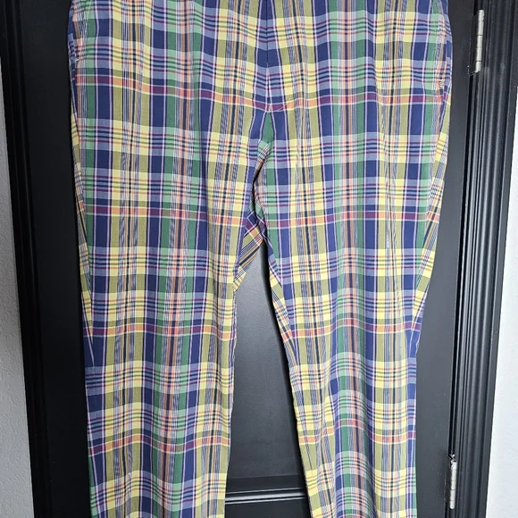 RLX By Ralph Lauren Plaid Multicolor Men's Pants Size 42 X 30 - Picture 4 of 7